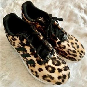 Adidas Leopard Torsion Sneakers